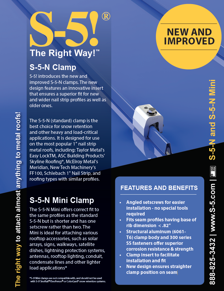 Is the S5N the Right Clamp for Your Nail Strip Metal Roof?
